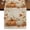 Orange Beige, variant on Black Morocco Short Table Runner 36 Inches Long,Boho Vintage Quatrefoil Geometric Plaid Cotton Linen Table Runners Dresser Scarves,Fabric Tabletop Scarf Furniture Cover for Home Dinner Party 13"x36"