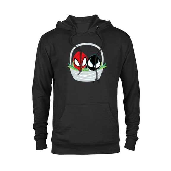 Marvel Spider-Man and Venom Easter Basket - Pullover Hoodie for Adults - Customized-Black