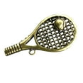 thumbnail image 1 of RENACLIPY 1Pack Tennis Racquet Key Chains Racket Decor Brass For Friends, 1 of 8