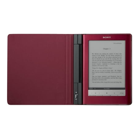 Sony Reader Digital Book PRS-600RC/V - eBook reader - 6" monochrome E Ink (800 x 600) - touchscreen - red