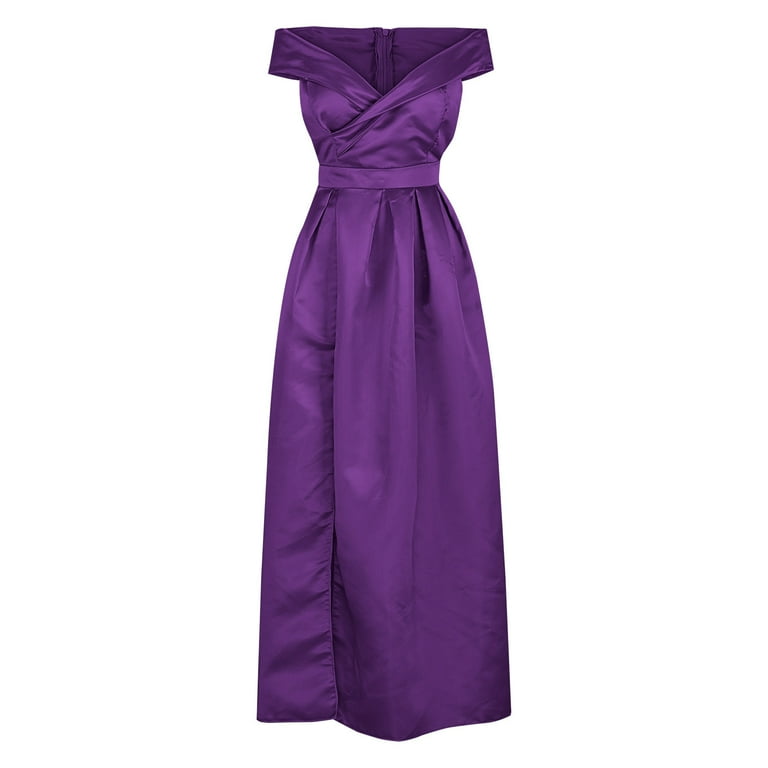 fitted lace wedding dress Oscar Purple Satin Engagement Gown with Victorious Cape Perfect for Photo Shoots S