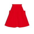 thumbnail image 5 of Girls Dress Red Casual Cotton Long Sleeve Dress 8 Years, 5 of 5