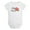 White, variant on iDzn Little Peach Novelty Rompers For Babies, Newborn Baby Unisex Bodysuits, Infant Jumpsuits, Toddler 0-12 Months Kids One-Piece Oufits (Pink, 0-6 Months)