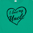 thumbnail image 4 of Inktastic I Love My Uncle in Black Chalk Heart Boys or Girls Baby T-Shirt, 4 of 5