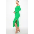 thumbnail image 2 of Off-shoulder Rib Midi Dress, 2 of 5