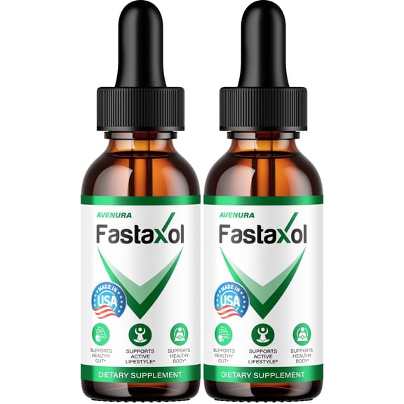 Fastaxol Liquid Drops – Natural Blend Advanced Formula for Active Lifestyle, 2 Pack, 2 Month Supply