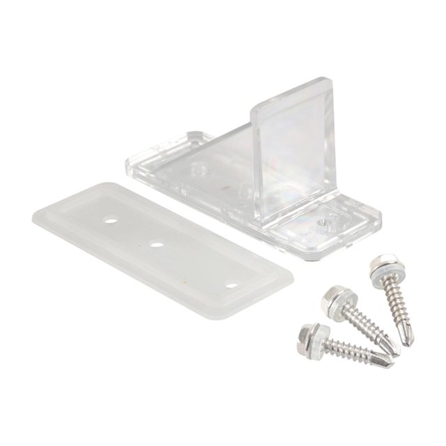 Protector de nieve para techos de metal con juntas de sellado y tornillos, accesorios para vehículos recreativos Claro
