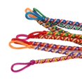 thumbnail image 2 of de de 9 piezas tejida para mujeres niñas cordón de muñeca colorido ajustable para regalos de cumpleaños Zulema Pulseras de la amistad, 2 of 8