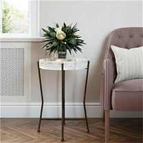 Aspire Home Accents 7357 Sarina Farmhouse Accent Table, White