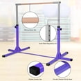 thumbnail image 4 of Costway Gymnastic Steel Horizontal Training Bar Junior Home Practice 3'-5' Adjustable, 4 of 9