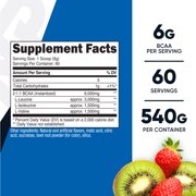 Nutricost BCAA Powder- 2:1:1 (Strawberry Kiwi) 60 Servings - Non-GMO Amino Acid Supplement