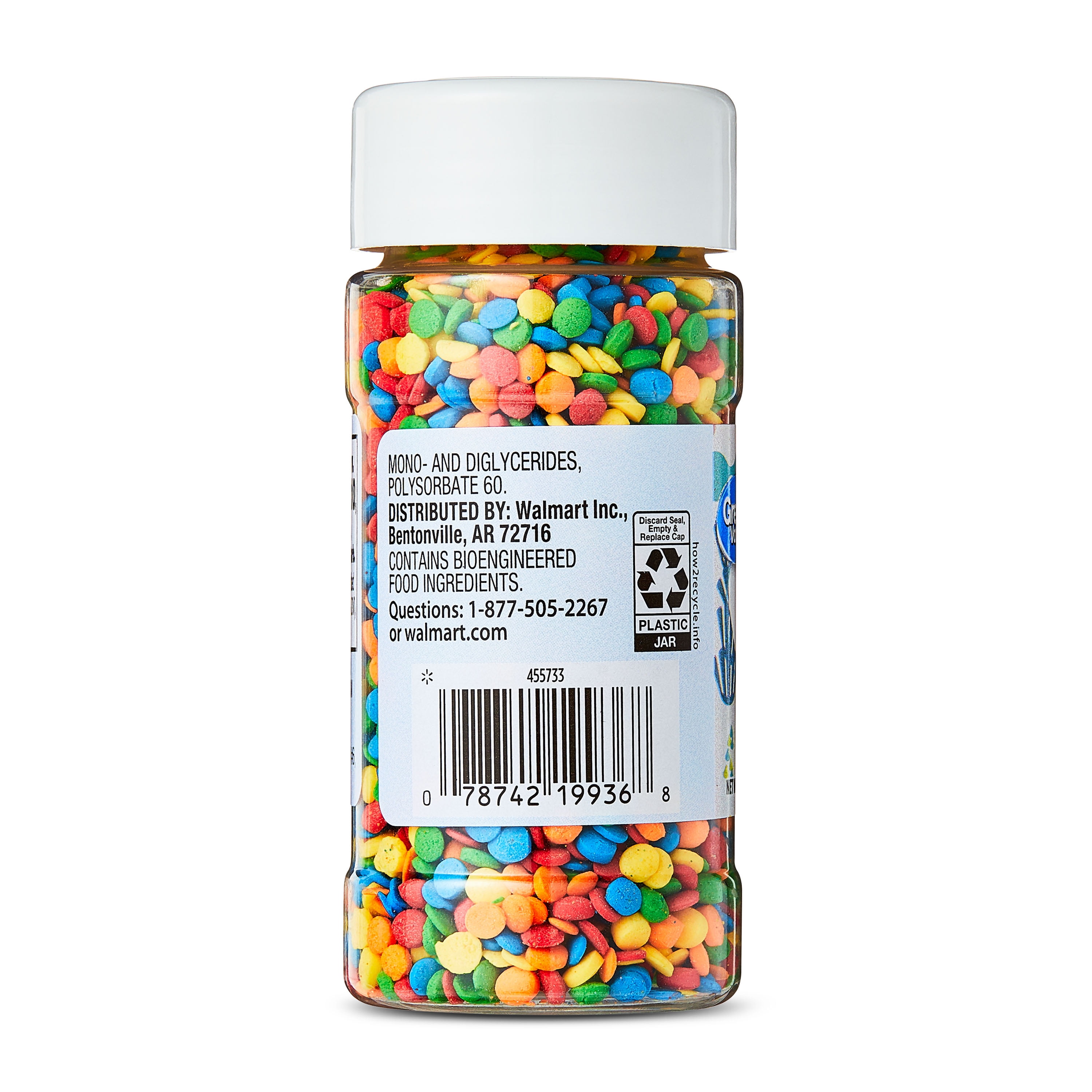 Great Value Decorating Sprinkles, Sequins, 2.4 oz