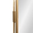 thumbnail image 4 of Kate and Laurel Arceo Modern Glam Acrylic Arch Mirror, 22 x 34, Gold, Arched Mirror Decor with Metal Detailing for Use as Bathroom Vanity Mirror Above Sink, 4 of 9