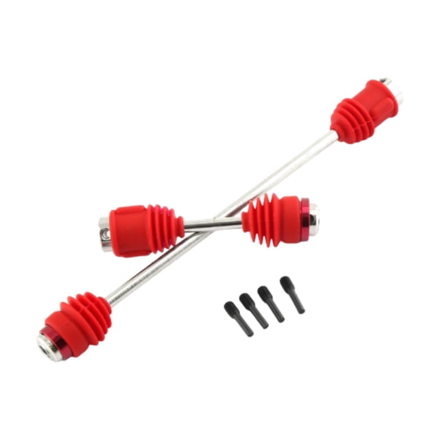 Eje de transmisión central para coche RC 1/10, bricolaje, reparación, modificado, fuerte soporte, robusto Rojo