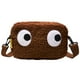 thumbnail image 1 of Bolsos de hombro para mujer a la moda, bolso cruzado con estampado de ojos de dibujos animados, regalo (marrón) Likrtyny Para estrenar, 1 of 6