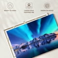 thumbnail image 6 of Elephant Stock Amazing Aurora Borealis Wall Art - Horizontal Canvas Wall Art - Living Room Wall Decor - Nature Canvas - Turquoise And Blue Decor - 51" x 34", 6 of 8
