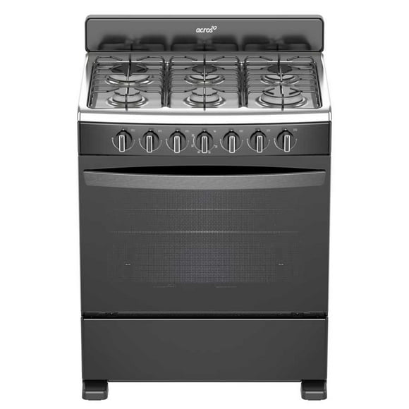 Estufa al Piso a Gas Acros 30' Negro