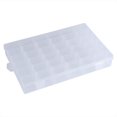 thumbnail image 2 of Estuche de almacenamiento, caja de almacenamiento de joyas ajustable con 36 ranuras, organizador de almacenamiento resistente y duradero, 2 of 12