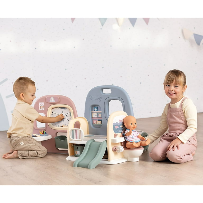 - Childcare Ages & Dolls, Play SMOBY: Play Accessories Included, 3+ Playset Areas 5 27 Center For Center Kids Baby