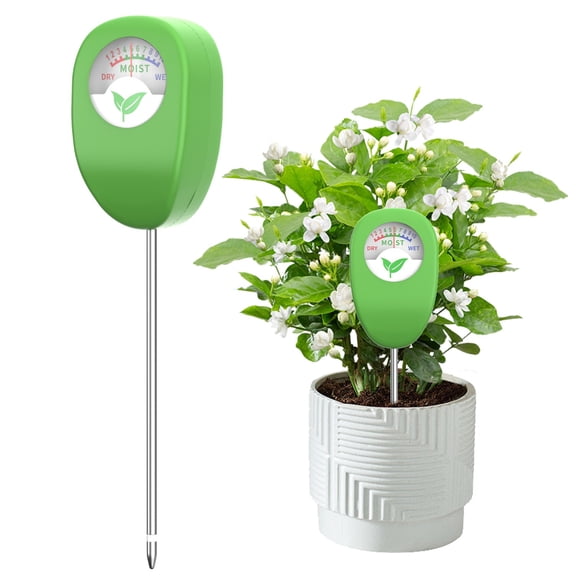 Soil Moisture Meter, 1-10 Scale Plant Water Tester, No Battery Needed Mechanical Soil Moisture Sensor for Indoor & Outdoor Plants, Garden, Lawn, Farm Use