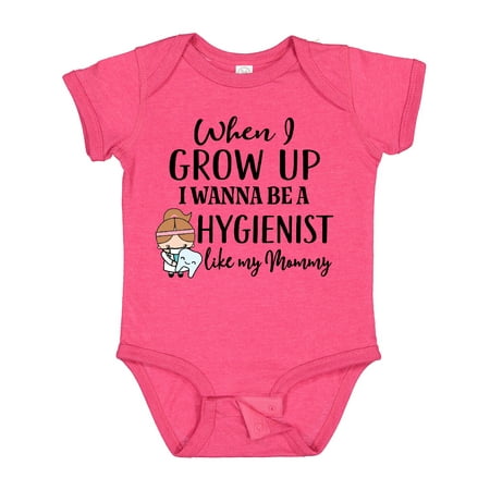 

Inktastic Future Dental Hygienist Like Mommy Girls Baby Bodysuit