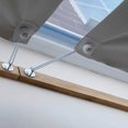 thumbnail image 4 of 6 Pieces Ceiling Hook M5 Open Hook Makes Eye Plate Anchor Stainless Steel Eye Hook Plate for Hanging, 4 of 5