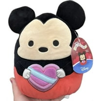 Squishmallows Official Kellytoy Plush Valentines 8 Inch Squishy Soft Plush (Mickey Mouse)