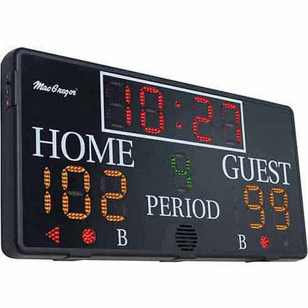 Macgregor 4  x 2  Multisport Electronic indoor Scoreboard with Remote