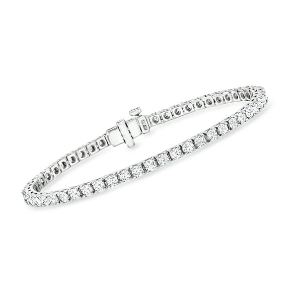 Ross-Simons 5.50 ct. t.w. Lab-Grown Diamond Tennis Bracelet in Sterling Silver, Women's, Adult
