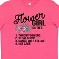 thumbnail image 4 of Inktastic Flower Girl Wedding Duties Youth T-Shirt, 4 of 5