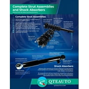 Pair of 2 Rear Shock Absorber For 2006 - 2011 Honda Civic
