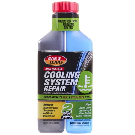 Bar's Leaks High Mileage Cooling System Repair Antifreeze & Coolant 16.9 oz
