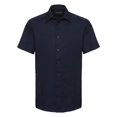 thumbnail image 1 of Russell Chemise Oxford Ajustée à Manches Courtes Facile d'Entretien pour Hommes de la Collection, 1 of 6