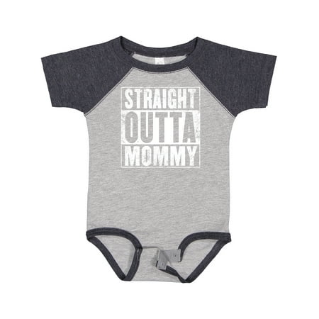 

Inktastic Straight Outta Mommy Funny Gift Baby Boy or Baby Girl Bodysuit