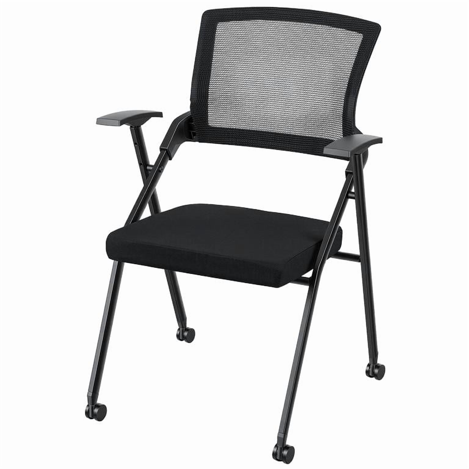 folding office chair with wheels product