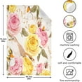 thumbnail image 3 of SKYSONIC Roses and Birds Kitchen Dish Towel Set,Drying Kitchen Towels Tea Towels 1Pcs, 3 of 7