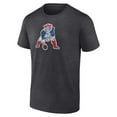 thumbnail image 2 of Men's Charcoal New England Patriots Throwback Logo T-shirt, 2 of 3