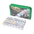 thumbnail image 1 of Juego de dominó de 28 piezas con doble seis para adultos, niños y niñas. Verde, 1 of 9