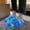 Blue, variant on Light Up Slippers for Women Men, 2026 New Colorful Sandals, Fun Motion Sensor Slides for Indoor Use (Black,9)