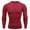 Red, variant on Hontri Men T Shirts Mens Fitness Long Sleeve Running Sports T Shirt Men Thermal Muscle Athletic Gym Compression Clothes Black Xl