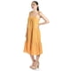 thumbnail image 2 of Vestido midi con tirantes ajustables Roman Fashion /Juvenil, 30085 (Mostaza) amarillo M, 2 of 5