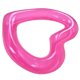 thumbnail image 4 of Heart Pool Float PVC Material Skin Friendly Lightweight Pink Romantic Style Floating Tubes for Summer, 4 of 5
