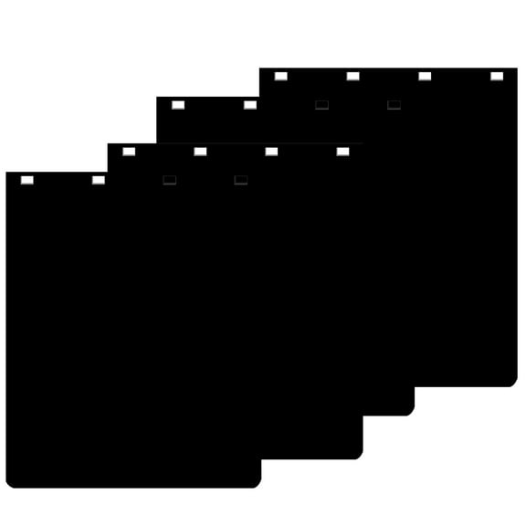 BST BSSP 4PCS Semi Truck Mud Flaps 24"x30", Universal Heavy Duty MudFlaps for Semi Truck Tractor Trailer Black HD Splash Mud Guard Mudflaps