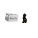 thumbnail image 5 of Organizador remoto y escultura de resina con figura de gato para mesa, mesita de noche, sofá, oficina, entrada, estantería, sala de es, 5 of 8