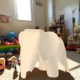 thumbnail image 4 of Plata Import - Cream Plastic Elephant Kids Chair, 4 of 4