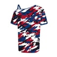 thumbnail image 3 of 4Th of July Off The Shoulder Tops for Women Outfits Ladies Short Sleeve USA Patriotic Shirts Summer Clothes, 3 of 4