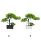 thumbnail image 2 of Wosthever ABS Fake Potting Portable Vivid Lifelike Reemplazo de larga duración Gabinete de vino Balcón Planta artificial de escritorio Decoración olla negra Wosthever HA083964-01, 2 of 6