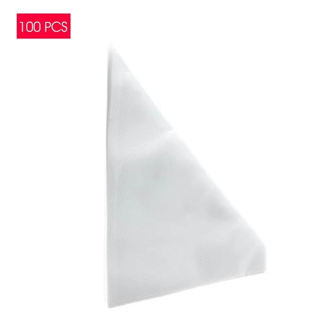 Electronicheart 100pcs Silica Gel Piping Bags For Icing Non-slide Texture For Results Time Saving Small Pastry Bags