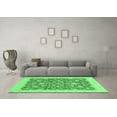 thumbnail image 3 of Ahgly Company Indoor Rectangle Oriental Emerald Green Traditional Area Rugs, 2' x 5', 3 of 4