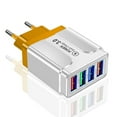 thumbnail image 1 of Cameland 4 Port Fast Quick Charge 3.0 Usb Hub Wall Charger 3.5A Power Adapter Eu Plug, 1 of 2